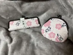 スヌーピーの小型がま口、印鑑ケース