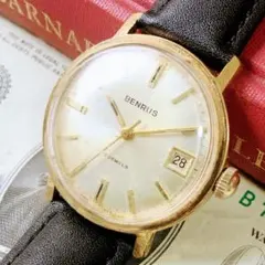 #4006【シックでお洒落】メンズ 腕時計 ベンラス 動作品 アンティーク 手巻のサムネイル