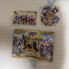 勝利の女神：NIKKE メガニケ 京都 スタンプラリー 缶バッジ クリアカード