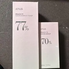 ANUA PEACH 70+ セラム アヌア ピーチ トナー 化粧水 美容液