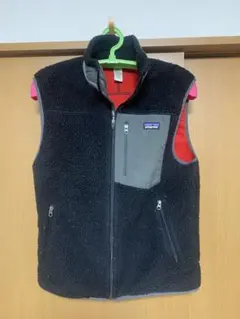 美品⭐︎Patagonia⭐︎レトロX/ジッパーポケット付きフリースベスト/ブラック patagonia パタゴニア 23044 USA製 00年製 CLASSIC RETRO X VEST