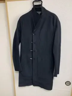 カズユキクマガイ アタッチメント スタンドカラー コート