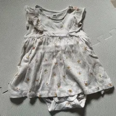 H&M ベビー ワンピース 66cm 花柄 ロンパースのサムネイル