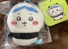新品未使用 貴重なちいかわ パンダなマスコット ハチワレ ぬいぐるみ
