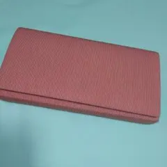 和装用バッグ 赤と白のストライプ　クラッチタイプ　レトロかわいい