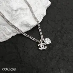 CHANELネックレス　シルバー