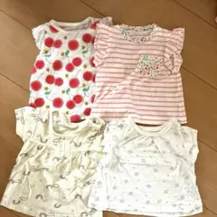 ベビーTシャツ 4枚セット 60-70cm