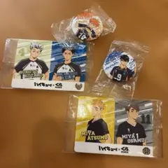 ハイキュー!! 缶バッジ 、カード４点セット