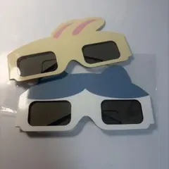 ちいかわパーク 3Dメガネ ハチワレ ウサギ