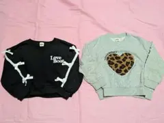 トレーナーセット 黒 グレー