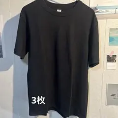 UNIQLO クルーネックtシャツ ブラック Mサイズ