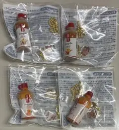 セブンイレブン　貢茶 Gong Chaミニチュアキーホルダー 4個