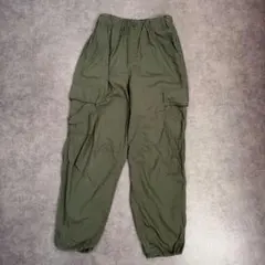 UNIQLO ユニクロ キッズ パラシュートカーゴパンツ オリーブ 150