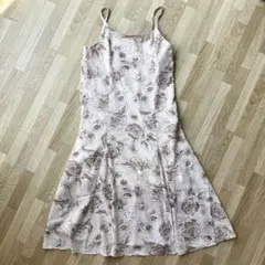 花柄キャミワンピース ベージュ ranan 新品 タグ付