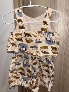 gap 動物柄 ノースリーブワンピース 95センチ
