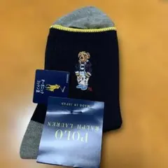 Polo Ralph Lauren ベア刺繍オーガニックコットン混ソックス