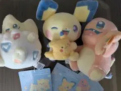 映画記念 レア ポケモン谷のぬいぐるみ ピカチュウ トゲピー マリル 映画記念 レア ポケモン谷のぬいぐるみ ピカチュウ トゲピー マリル