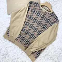 【美品】Burberry バーバリー ノバチェック 長袖 薄手 シャツ L
