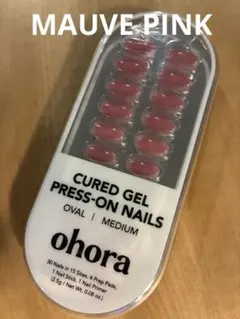 ohora ジェルチップ　CURED GELNAILS MAUVE PINKのサムネイル