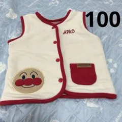 １００　女の子　スリーパー リバーシブル　アンパンマン