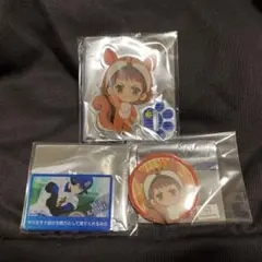 ダイヤのA 由井薫 アクリルスタンド、アクリルキーホルダー、缶バッジ セット