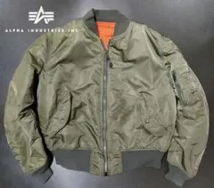 ALPHA INDUSTRIES MA-1 フライトジャケット USA製 Lのサムネイル
