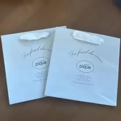 gelato pique ショップ袋 3枚セット