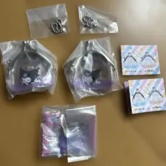 【クロミ】サンリオ　がまぐちキーホルダー　グミチュアチャーム　3点セット