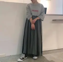 【未使用】RNA M1330 レイヤードマキシTシャツワンピース