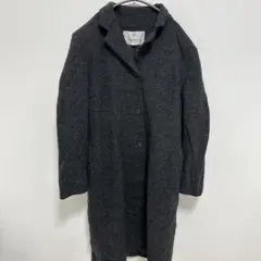 PARIENNE 【9号】パリエンヌ ビーズ刺繍 チェスターコート グレーのサムネイル