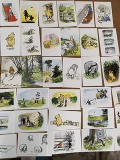 クラシックプー　クマのプーさん　ポストカード　75枚