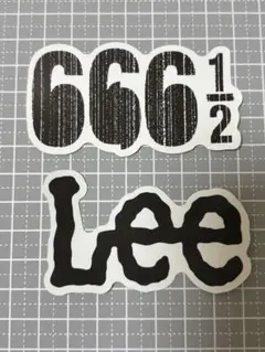 防水ステッカー　666 Lee 2枚まとめ売り