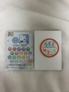 ダッフィー　20周年　ワッペン　カラフルハピネス