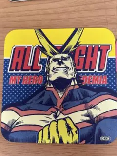 ヒロアカ原画展　オールマイト コースター 僕のヒーローアカデミア