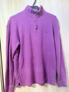 Polo Ralph Lauren ハーフジップセーター サイズ5 パープル
