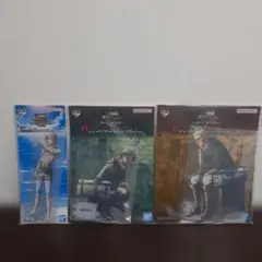 一番くじ 進撃の巨人 ビッグアクリルスタンド エレン リヴァイ エルヴィン