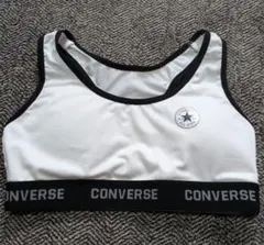 CONVERSE スポーツブラ ホワイト ブラックのサムネイル