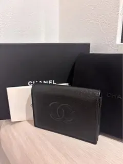 美品☆CHANEL マネークリップ ブラック ココマーク☆ - メルカリ