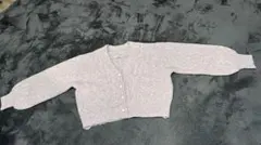 earth music&ecology ラメ入りニットカーディガン ピンク