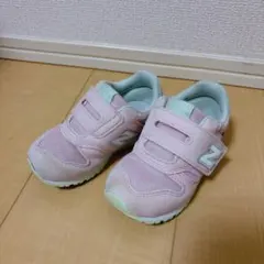 14cm new balance 373 キッズスニーカー くすみピンク ミント