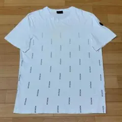 モンクレール ラバーワッペン ホワイト M Tシャツ 国内正規品 5S441 