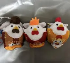 ローソン×タイトーからあげクンミニぬいぐるみマスコット全3種セット