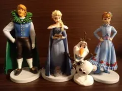 アナと雪の女王　フィギュア4点セット