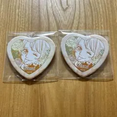 ワンピース　ナミ　ハート缶バッジ　セット