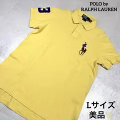 美品✨RALPH LAUREN カラービッグポニー半袖ポロシャツ L 黄色