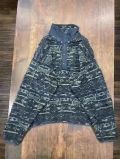 90's Columbia USA製 ボアフリースJKT XL 総柄