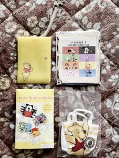 ディズニー　プーさん カードケース とシークレットミニトート