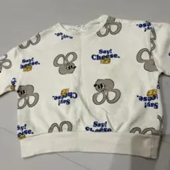 バースデイ CHERHER☆ねずみ柄トレーナー サイズ80