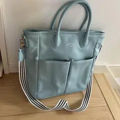 Samantha Thavasa ライトブルー トートバッグ