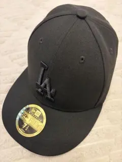 New Era 59FIFTY ブラック キャップ 7 3/4 ドジャース